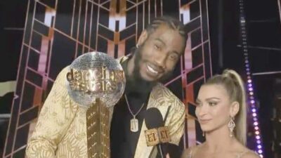 Iman Shumpert & DWTS Mirror Ball