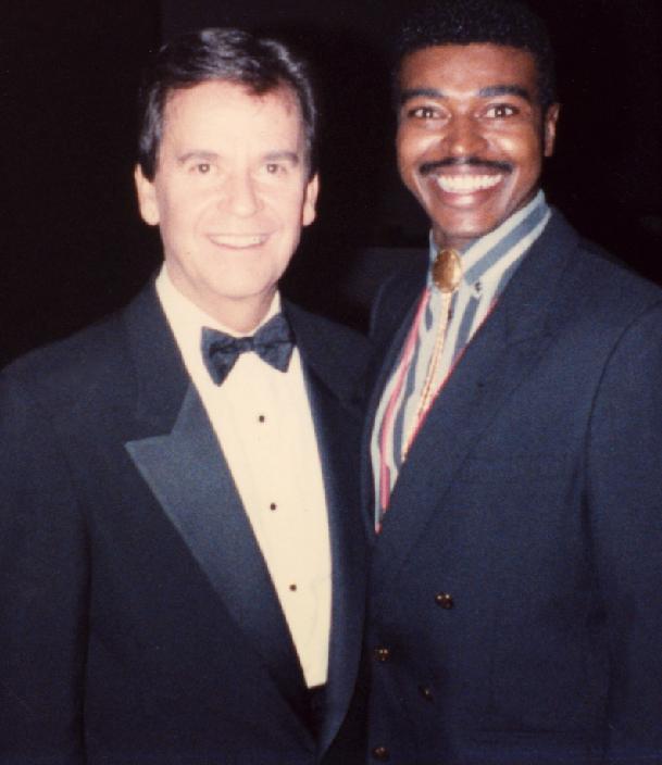Keith O'Derek (right) with Dick Clark