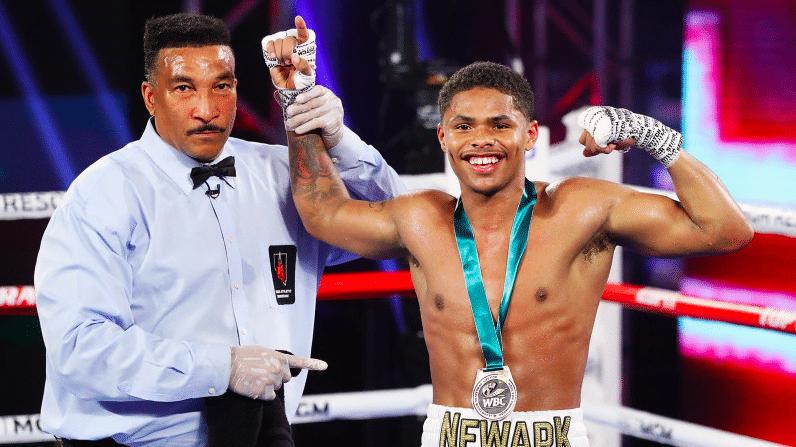 Shakur Stevenson is 17-0 with nine knockouts. (Mikey Williams/Top Rank)
