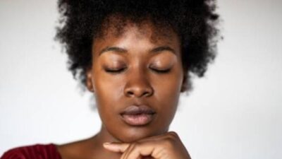 Woman (with eyes closed)