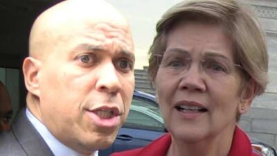 Cory Booker & Elizabeth Warren (via TMZ)