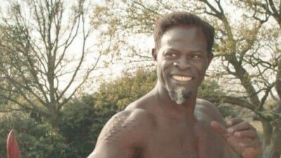Djimon Honsou / martial arts pose
