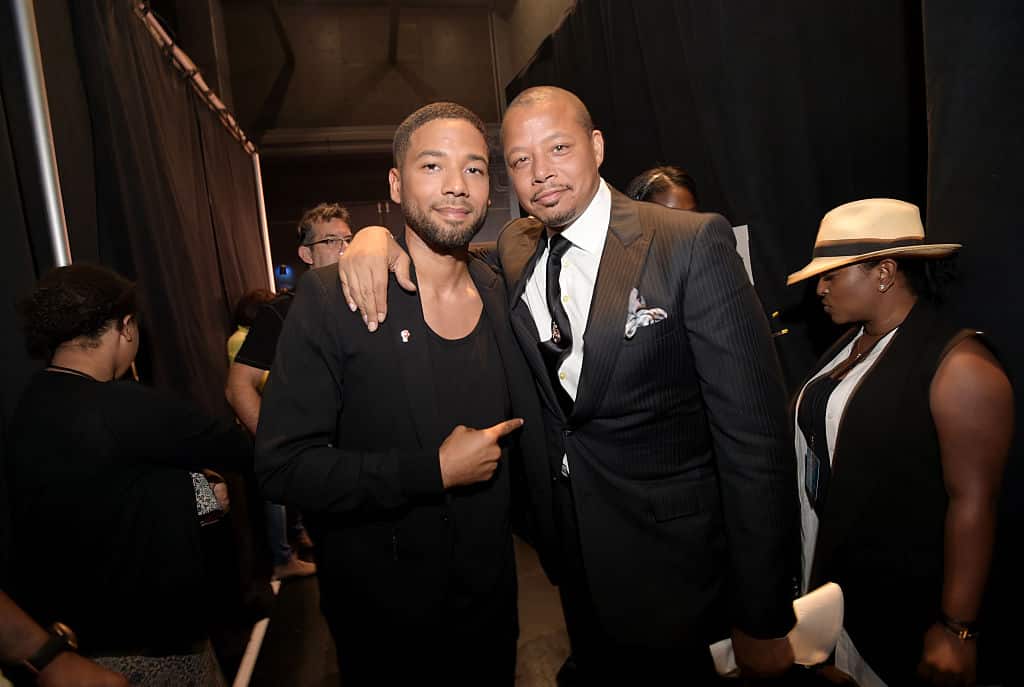 Jussie Smollett (L) and Terrence Howard 