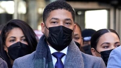 Jussie Smollett (black mask) - Getty