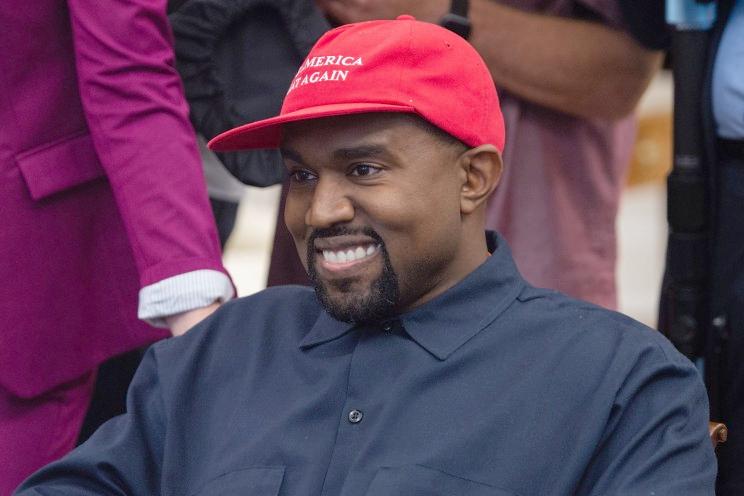 Kanye West (red MAGA cap) Gettyimages