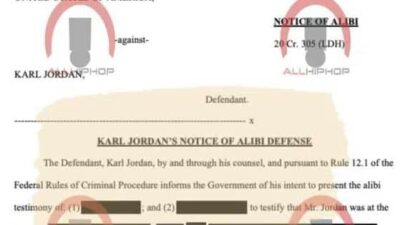 Karl Jordan alibi