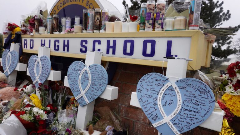 Oxford High School shooting memorial - GettyImages