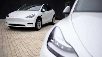 Tesla cars (Getty)
