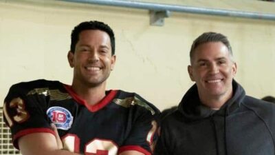 Zachary Levi and Kurt Warner