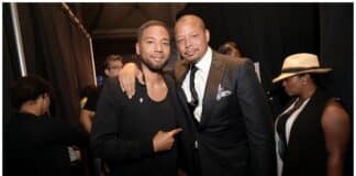 Jussie Smollett (L) and Terrence Howard