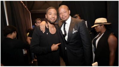 Jussie Smollett (L) and Terrence Howard