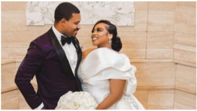 Kierra Sheard Kelly and husband