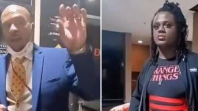 Atlanta Androgynous Woman - Tik Tok screen grab