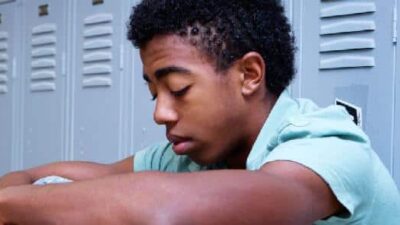 Black boy - depressed looking - Getty1