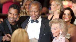 Denzel WQashington and Sidney Poitier