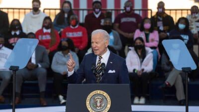 Joe Biden - Atlanta (01-11-22) - Getty