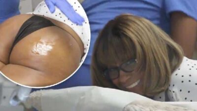Kandi Burruss - Mama Joyce's butt - Instagram