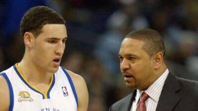 Klay Thompson & Mark Jackson - Gettyimages