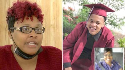 Laquandia Cooley and son Charles (WLBT screenshot - Facebook)