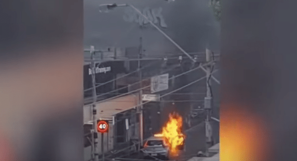 Australian Man Sets Himself on Fire