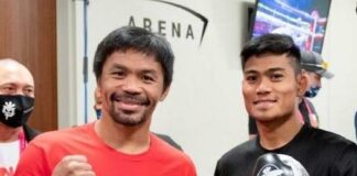 Manny Pacquiao and Mark Magsayo - via Zenger