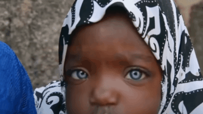 The Origins Of Black People With Blue Eyes