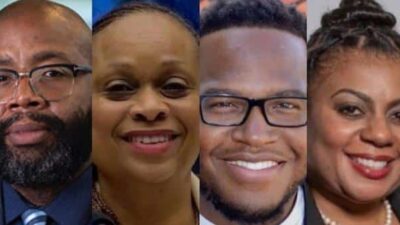 CLBC 2022 Unsung Heroes (L-R) Keith Curry, Nancy Harvey, Derek Steele, Ayana Davis