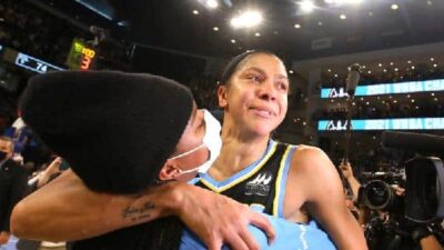 Candace Parker and daughter Lailaa - GettyImages