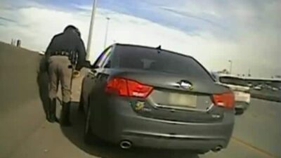 Car in Denver gets hit