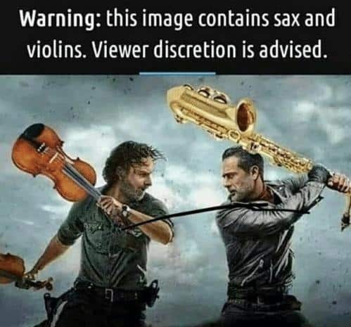 Meme - this image contans violins