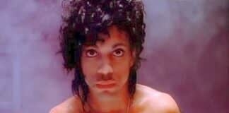 Prince in video for "When Doves Cry"
