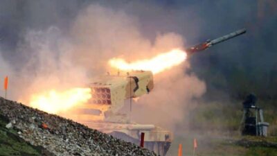 Russian Flamethrower weapon - GettyImages