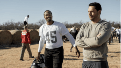 Ser'Darius (left) as 'Mike Hudnutt' Zachary Levi (right)