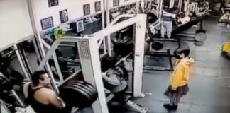 Woman crushed by 400 pounds of barbells