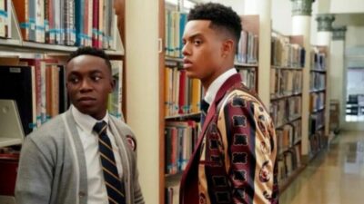 bel-air series actors - Olly Sholotan & Jabari Banks