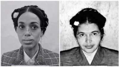 Kerry Washington recreates Rosa Parks mugshot