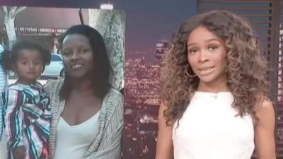 Arianna Fitts & mother and Access Hollywood's Zuri Hall - screenshot