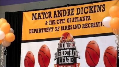 Atlanta Midnight Baskeball sign