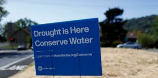Drought is Here (sign) - Getty