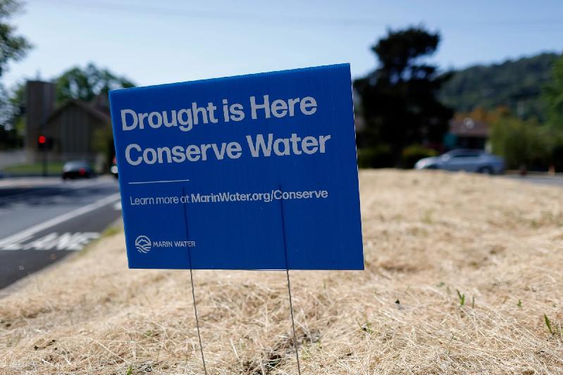 Drought is Here (sign) - Getty