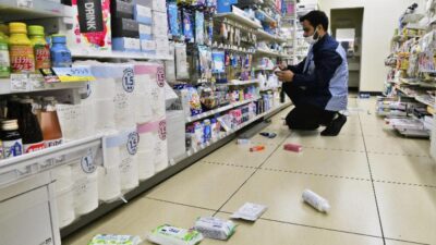 Japan earthquake-03-15-22 (Kyodo News-AP)