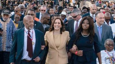 Kamala Harris (Edmund Pettus Bridge 2022) - GettyImages