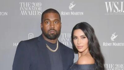 Kanye - Kim K (Getty)