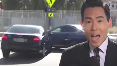 Live report on hit-and-run (screenshot)