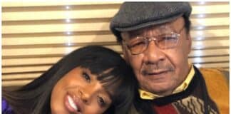 Kelly Rowland and her father