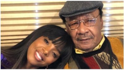 Kelly Rowland and her father