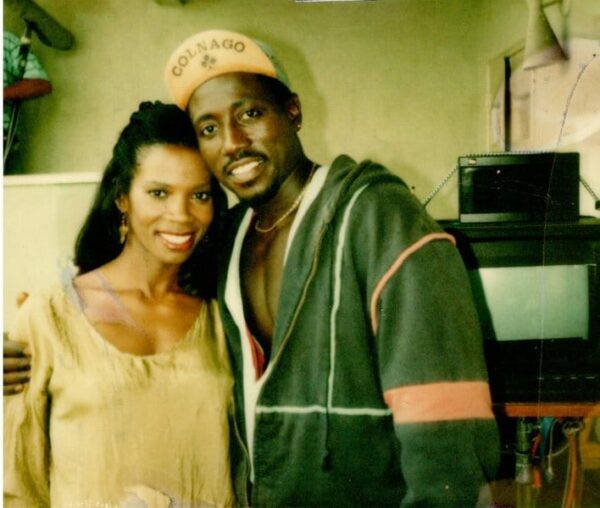 "White Men Can't Jump Stars Tyra Ferrell and Wesley Snipes / Photo from Tyra Ferrell