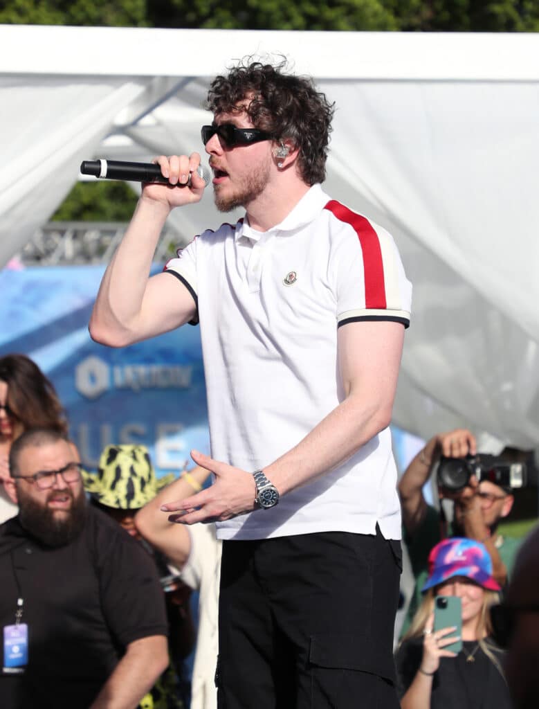  Jack Harlow performs Liquid I.V. House of Hydration on April 16, 2022, at Old Polo Estate in Coachella, California.