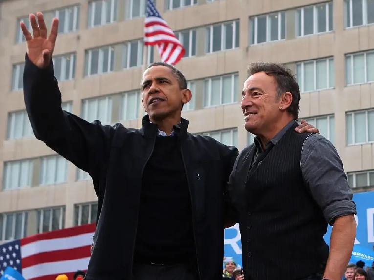Barack Obama - Bruce Springsteen (Getty)