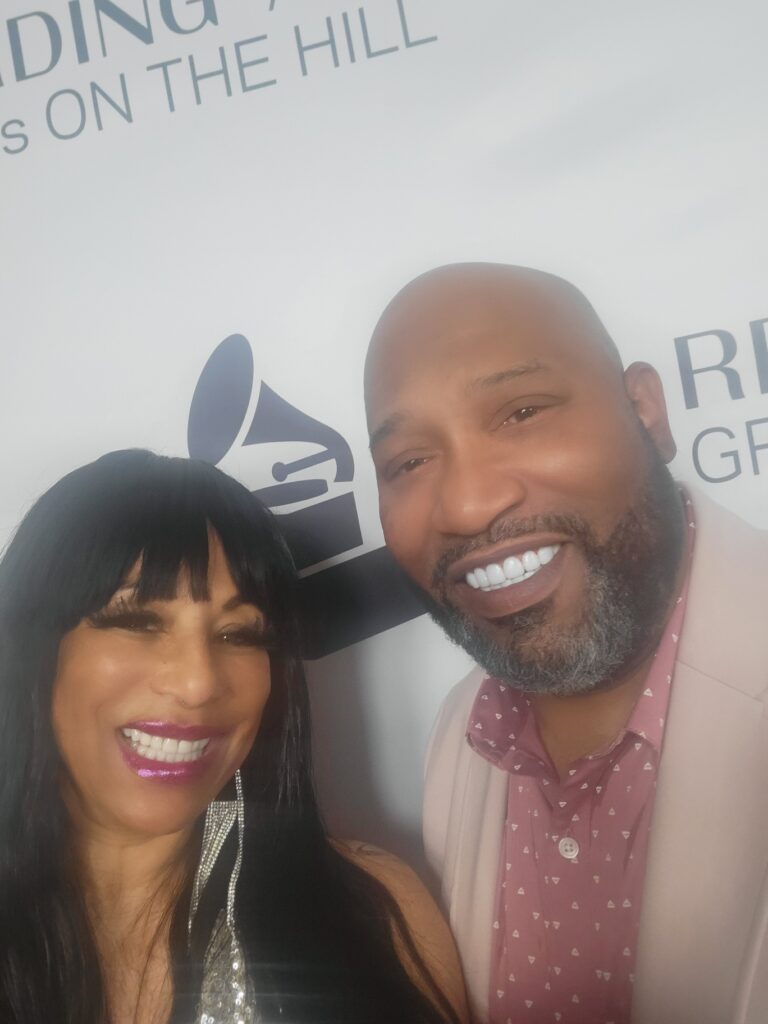 Rapper Bun B and Jazmyn Summers at the 2022 Grammys on the Hill (courtesy Summers)